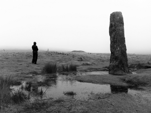 Click for full size image of Drizzlecombe menhir 1 (PID:144783) Drizzlecombe menhir 1