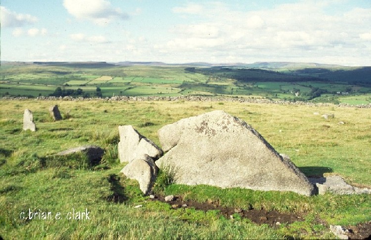 Hexworthy Stone Circle @ SX 655,720

aka Down Ridge