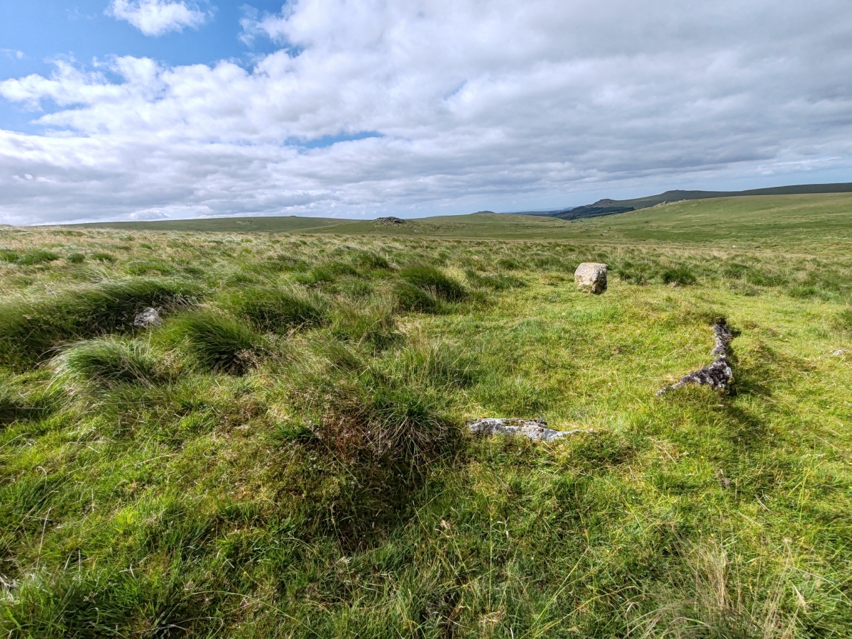 Click for full size image of Hart Tor North ring cairn (PID:292338) Hart Tor North ring cairn