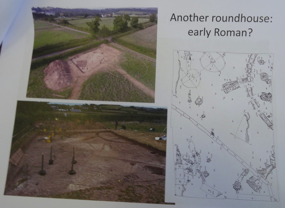 Aerial view of the larger trench in 2017.