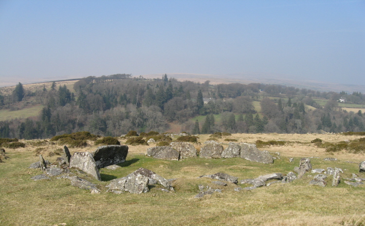 Nice place to live, with nice views! (Toward Scorhill Tor, left.)