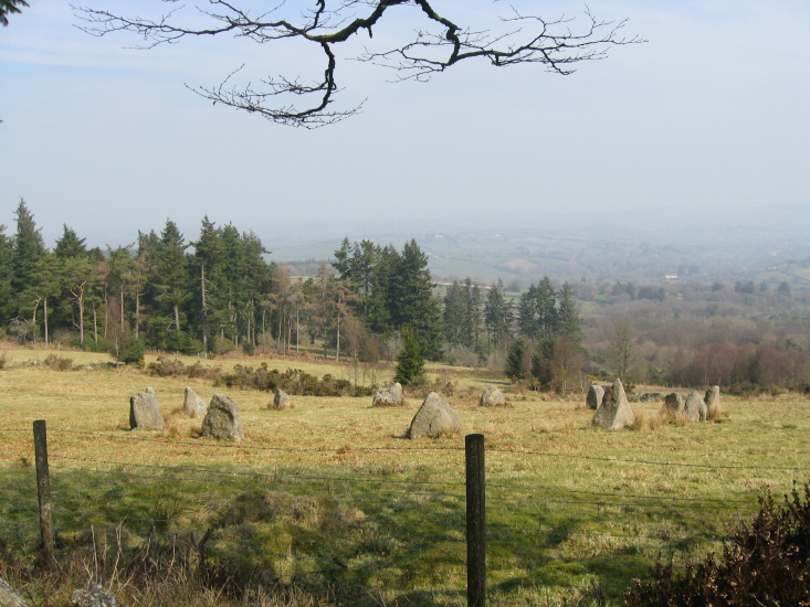 Click for the gallery page to add comments and vote (PID:75017) Modern Stone Circle near Kestor Rock