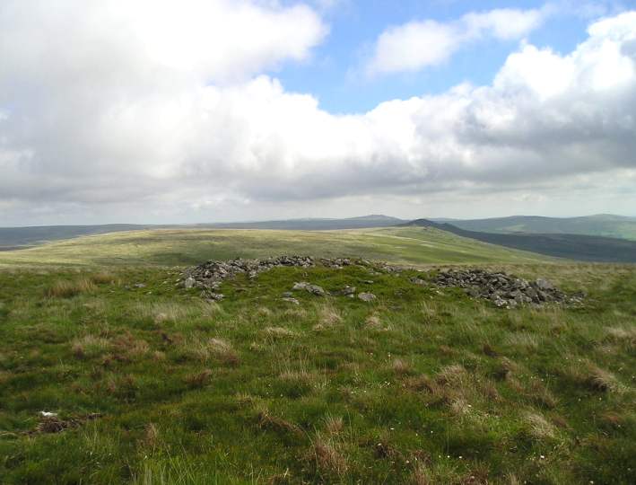 Click for full size image of Great Links Tor Cairn (PID:7575) Great Links Tor Cairn