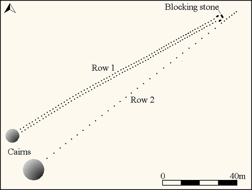 Click for full size image of Sharpitor NW double row (PID:177179) Sharpitor NW double row
