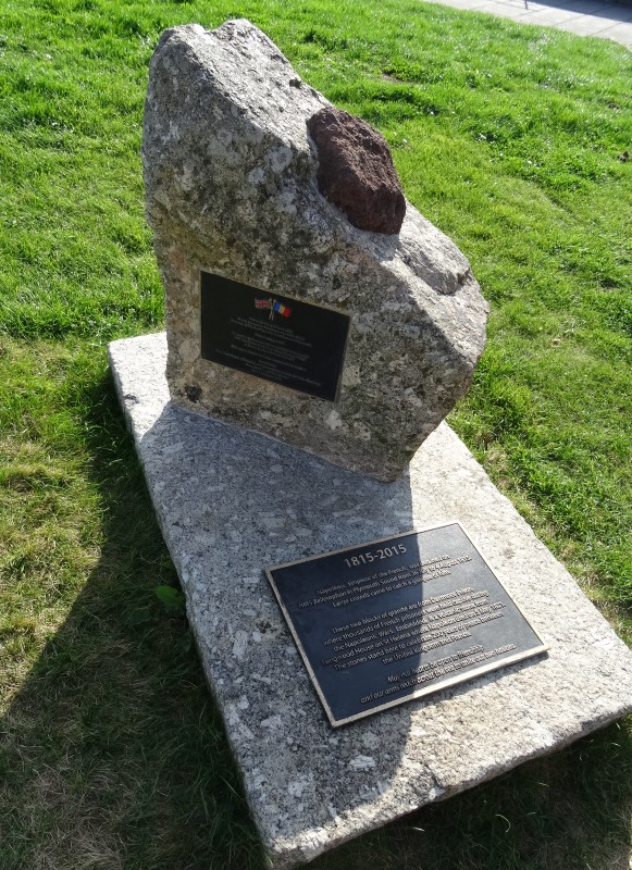 St Helena Volcanic Stone Napoleon Memorial Stone Plymouth