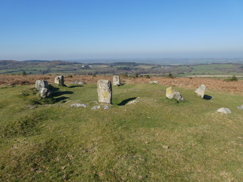 Febrary 2019: A wander round the Mardon Down North circle. 

Viewed looking Northwest