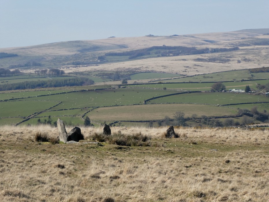 Viewed looking northwest, from out towards the outlier. 