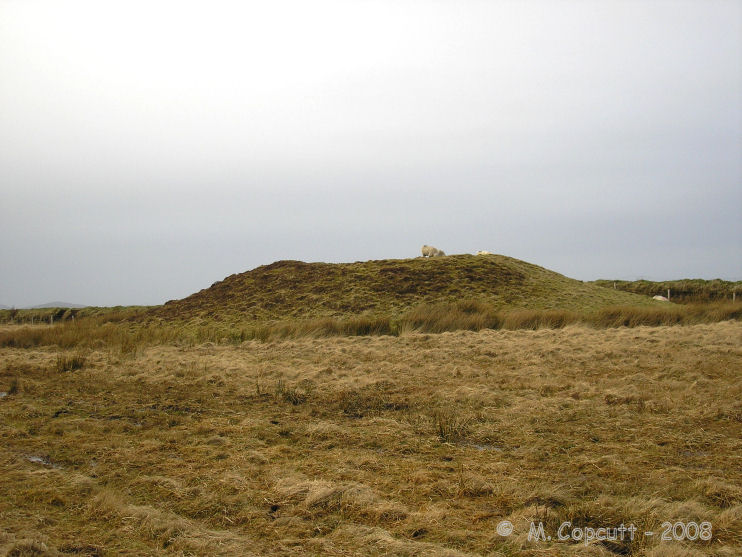 As is usual, the barrows have all been dug into at the top. 