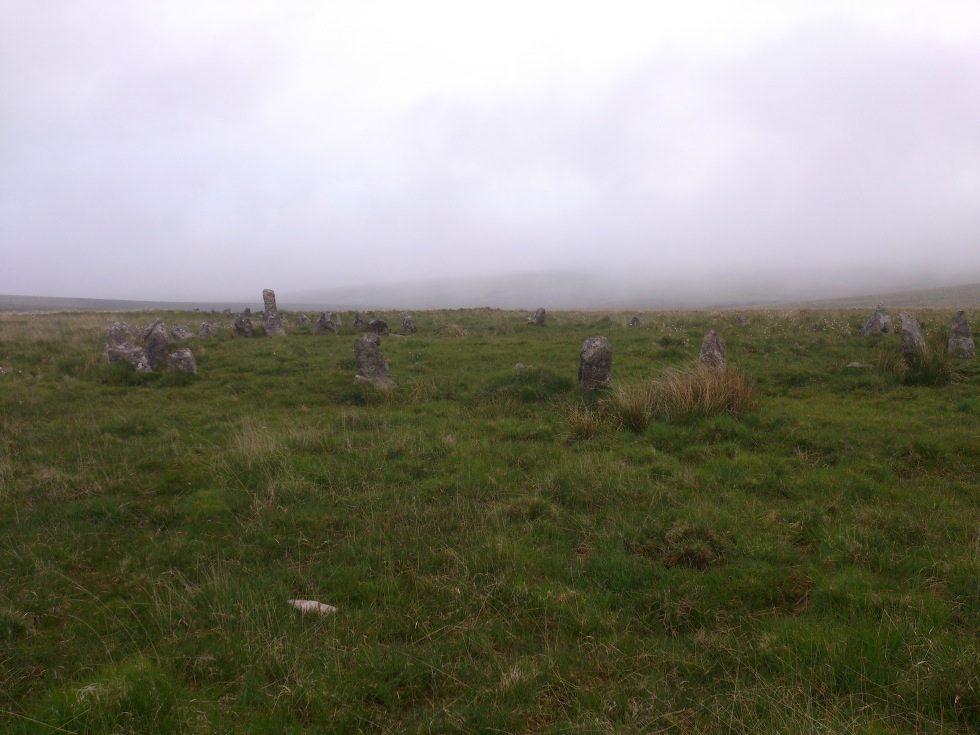 Picture taken on a low cloud day in day.