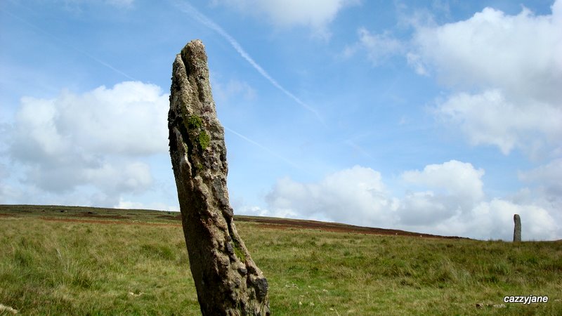 Drizzlecombe menhir 3