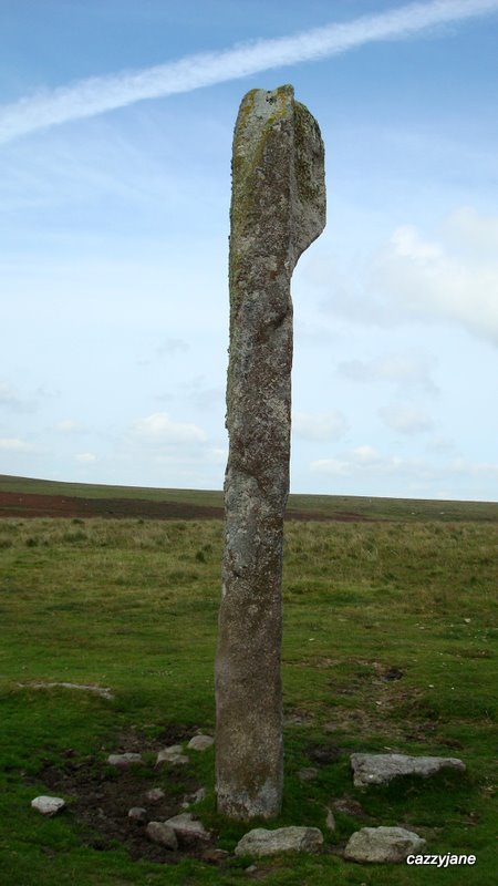 Drizzlecombe menhir 2