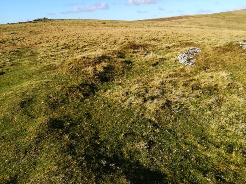 Inner Pupers, showing the bank at Inner Pupers Ring/Tor Cairn, Pupers hill Outcrop with its own Ring/Tor cairn is in the background on the left. All in all a Fab place 