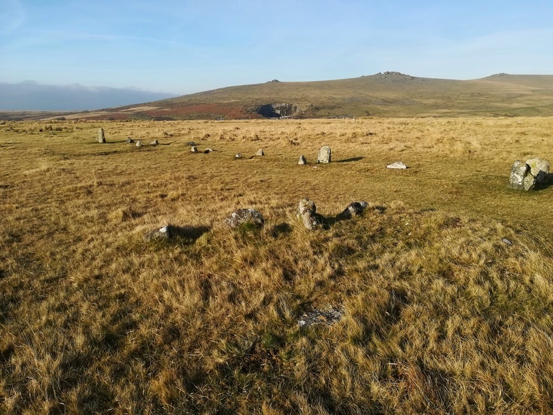 Click for full size image of Merrivale SW row 3 (PID:239953) Merrivale SW row 3
