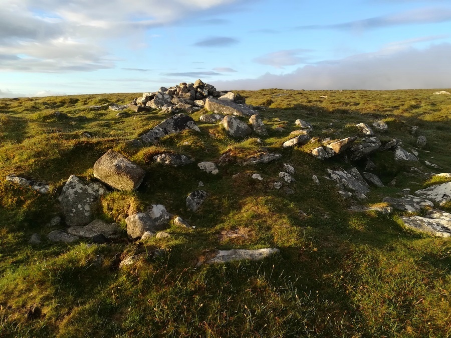 Cosdon Hill Summit Cairns