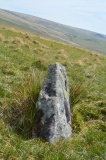 Standing Stone Near Cairn at Head of Drizzlecombe Row 4