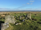 Cosdon Hill Multiple Stone Rows - PID:271433