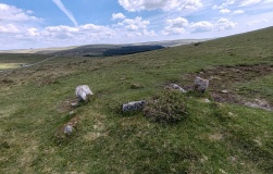 Click for full size image of Sharpitor cairn circle (PID:291517) Sharpitor cairn circle