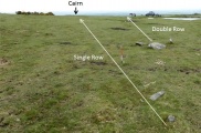Click for full size image of Sharpitor NW double row (PID:177178) Sharpitor NW double row