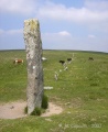 Click for full size image of Drizzlecombe menhir 1 (PID:36475) Drizzlecombe menhir 1