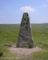 Click for full size image of Drizzlecombe menhir 1 (PID:36473) Drizzlecombe menhir 1