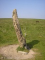 Click for full size image of Drizzlecombe menhir 3 (PID:36721) Drizzlecombe menhir 3