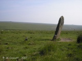 Click for full size image of Drizzlecombe menhir 3 (PID:36719) Drizzlecombe menhir 3