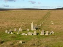 Down Tor stone row