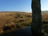Click for full size image of Drizzlecombe menhir 1 (PID:165560) Drizzlecombe menhir 1