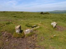 Click for full size image of Sharpitor cairn circle (PID:168487) Sharpitor cairn circle
