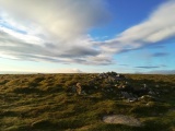 Cosdon Hill Summit Cairns