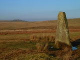 Click for full size image of Drizzlecombe menhir 1 (PID:165557) Drizzlecombe menhir 1