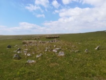 Drizzlecombe cairn 2