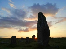 Down Tor stone row