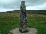 Click for full size image of Merrivale Menhir (PID:114061) Merrivale Menhir