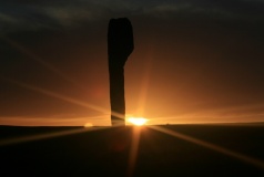 Drizzlecombe menhir 2