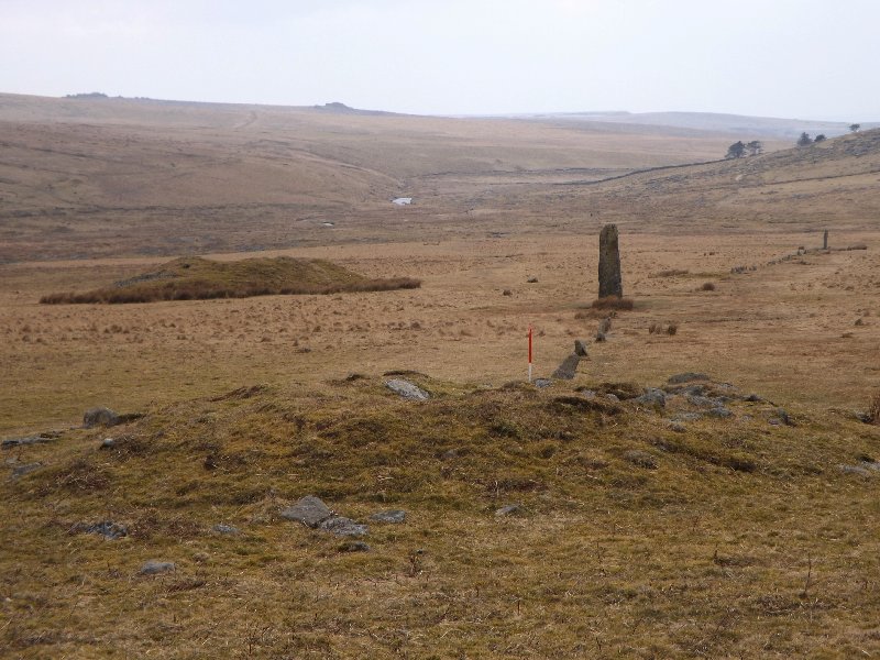 Drizzlecombe cairn 2