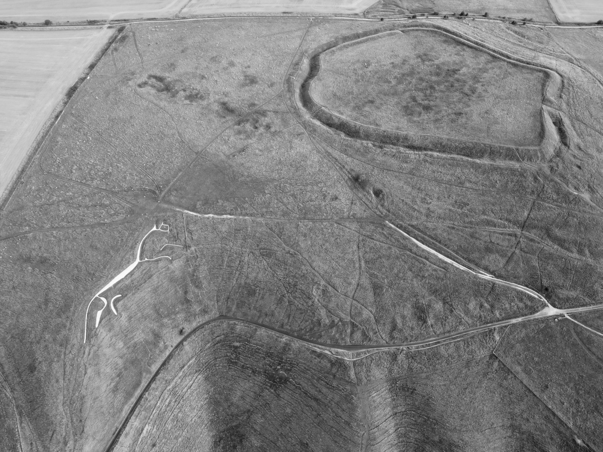 Uffington Castle Neolithic long barrow