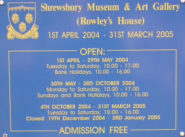 Shrewsbury Museum and Art Gallery