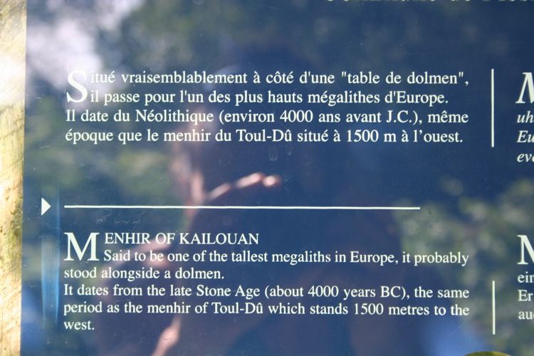 Click for the gallery page to add comments and vote (PID:32902) Caillouan menhir