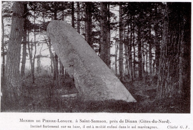 Click for the gallery page to add comments and vote (PID:48848) Thiemblais menhir