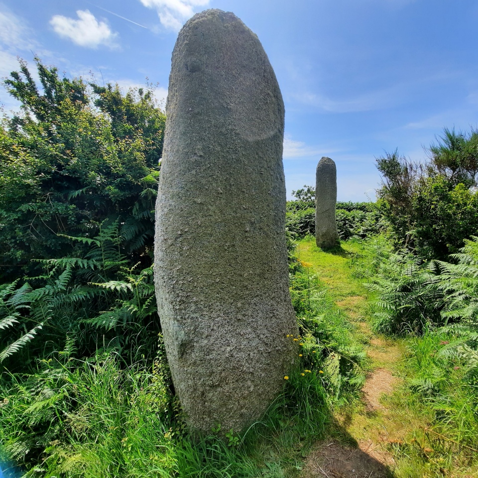 Traonigou alignement de menhirs