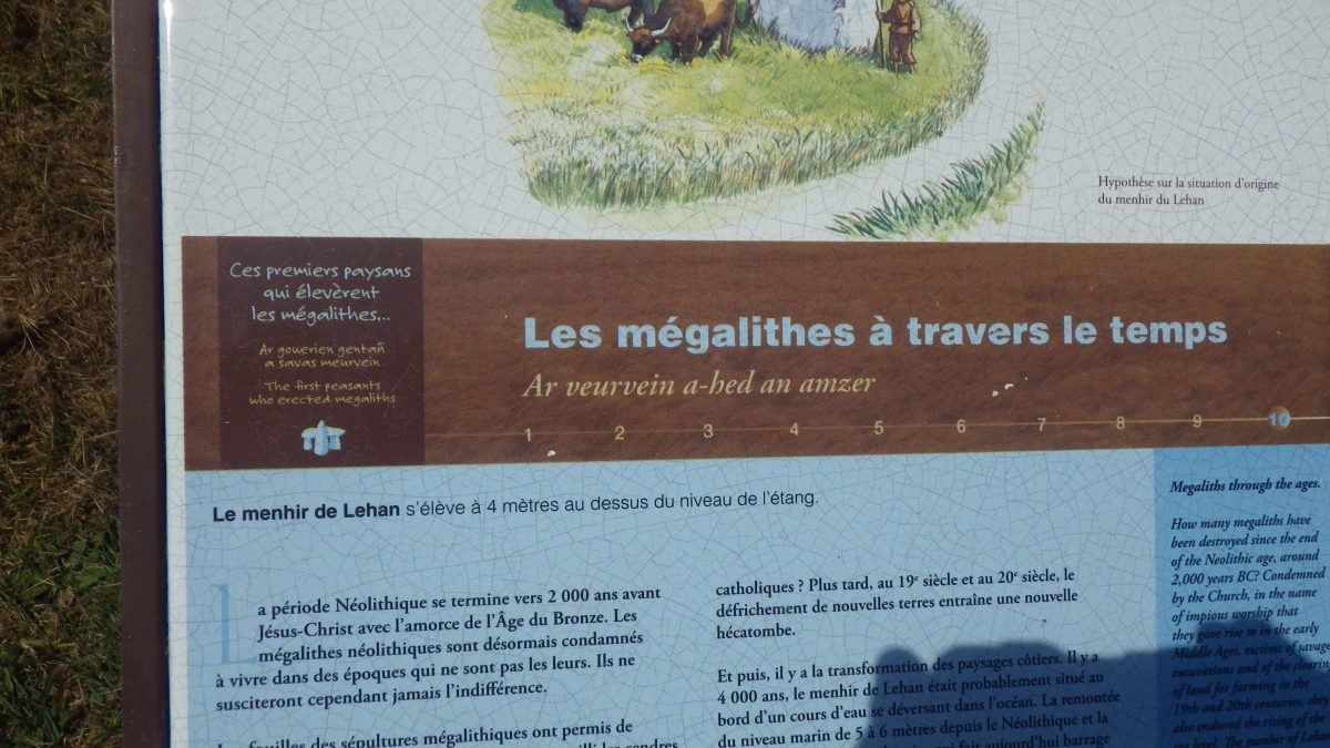 Léchiagat menhir