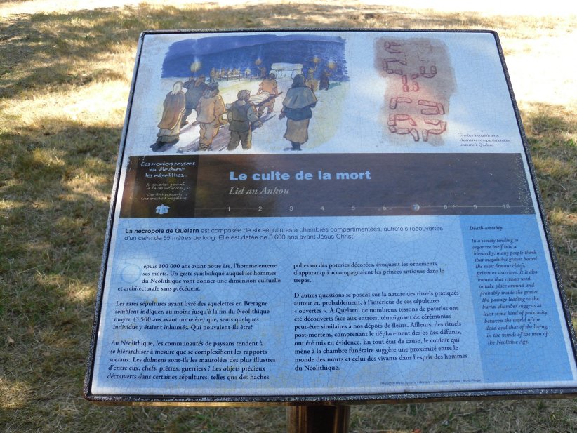 This noticeboard is now standing at the site