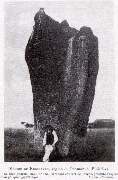 Click for the gallery page to add comments and vote (PID:48846) Menhir de Kerscaven 1