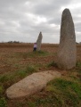 Click for full size image of Saint-Denec alignement de menhirs (PID:128694) Saint-Denec alignement de menhirs