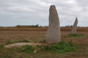 Click for full size image of Saint-Denec alignement de menhirs (PID:128695) Saint-Denec alignement de menhirs
