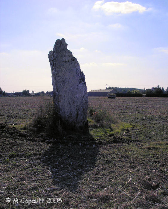 Menhir dit la Drue à Gargantua