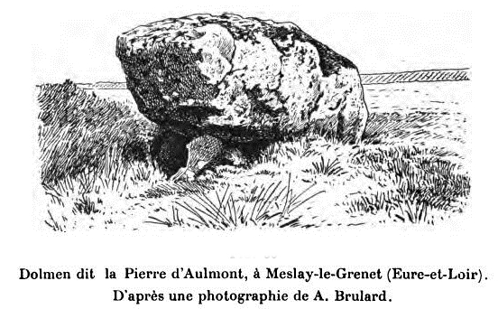 Dolmen dit la Pierre d'Aulmont