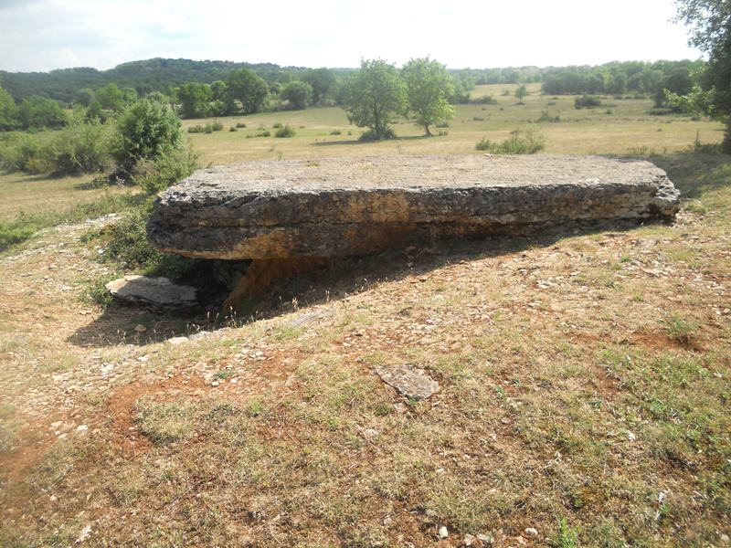 Dolmen dit la Pierre Levée (Lecusses)