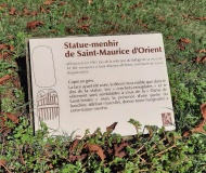 Saint Maurice d'Orient statue menhir